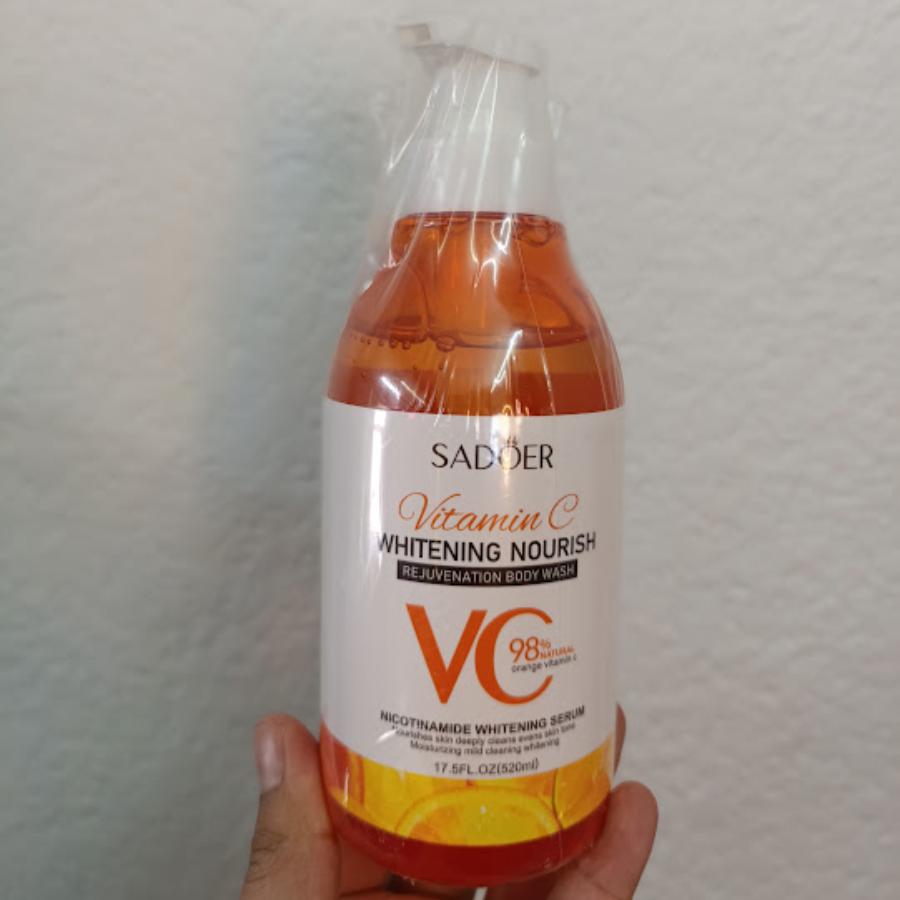 Gel de Ducha Iluminador Vitamina C – SADOER (Nicotinamida + VC 5